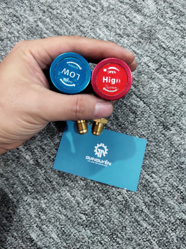 Đầu nạp ga xanh đỏ ryf1234