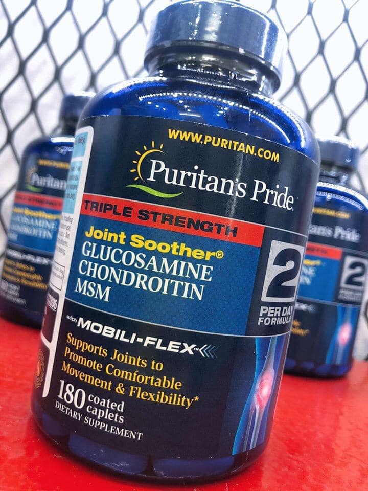 Glucosamin MSM Puritan's Pride Mỹ 180 viên