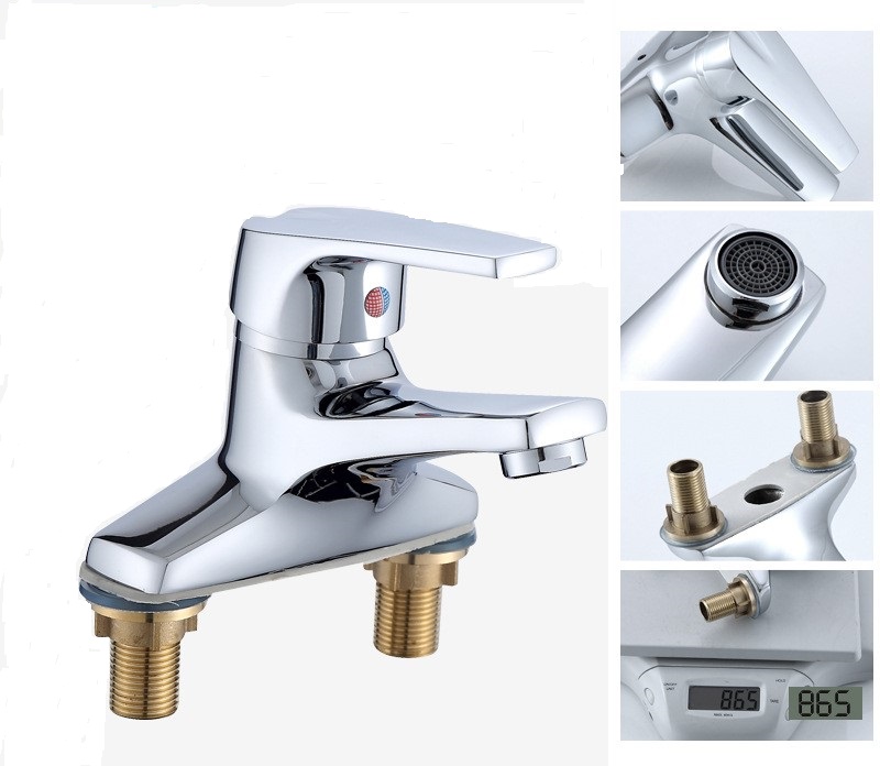 VÒI  CHẬU LAVABO NÓNG LẠNH 2 CHÂN.