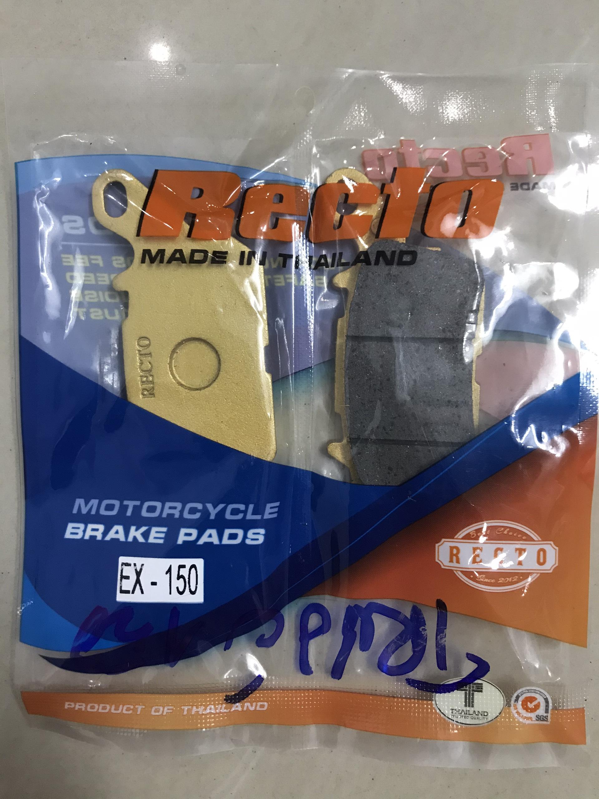 Bộ bố thắng đĩa trươc Recto cho Exciter 150 (má phanh)