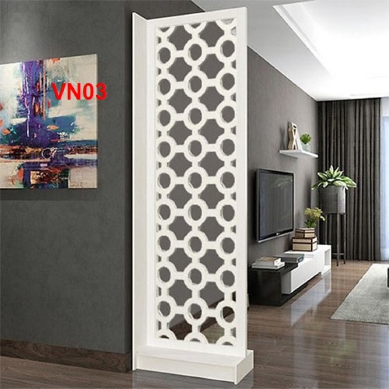 Vách Ngăn Bình Phong Họa Tiết Hiện Đại - Nội thất lắp ráp Viendong Adv
