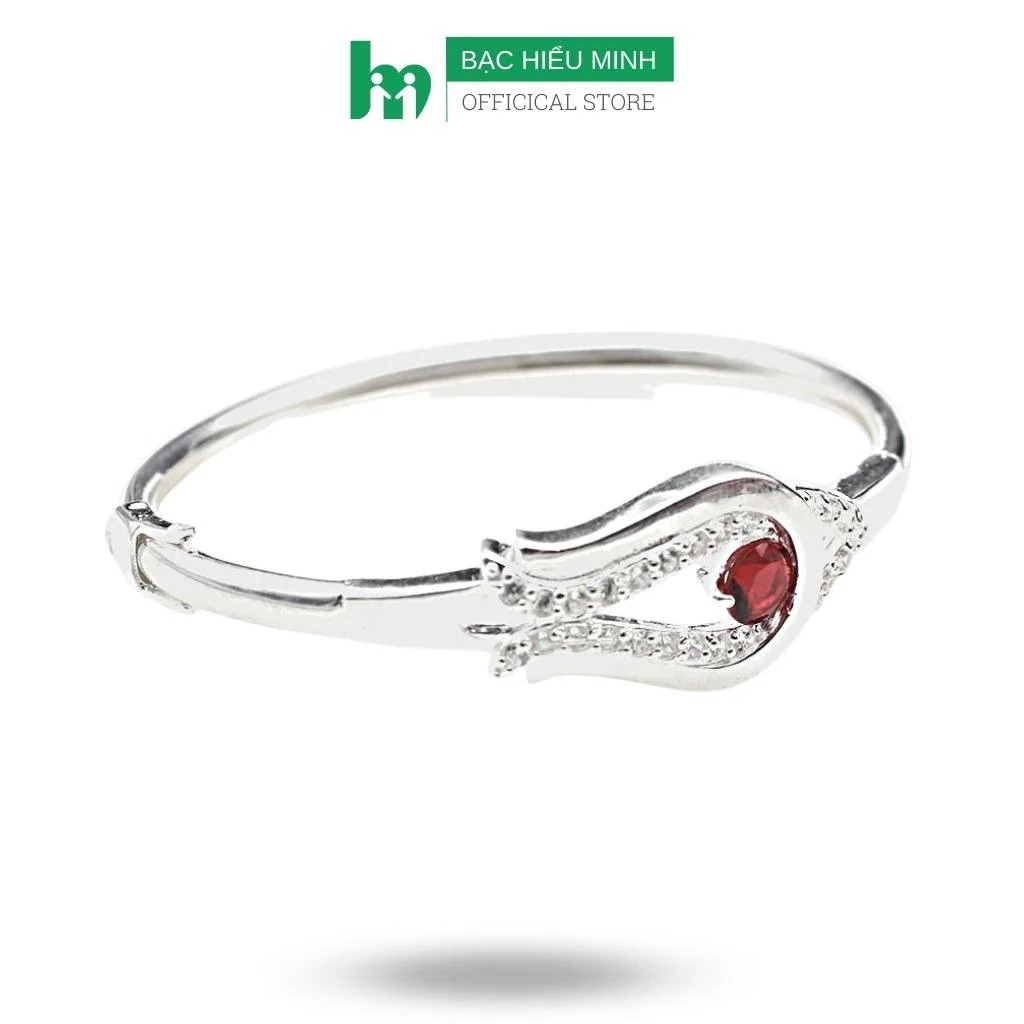 Lắc tay kiềng bạc nữ ltu308 bạc hiểu minh