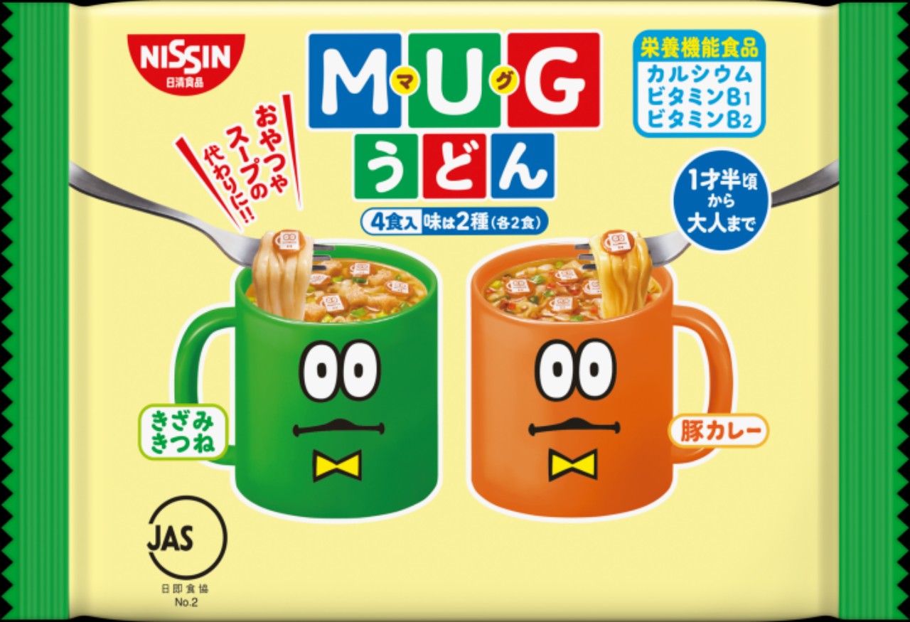 Mì Mug Nissin Nhật Bản 90g. Mì Mug cho bé ăn dặm từ 1 tuổi - Date 9/2024