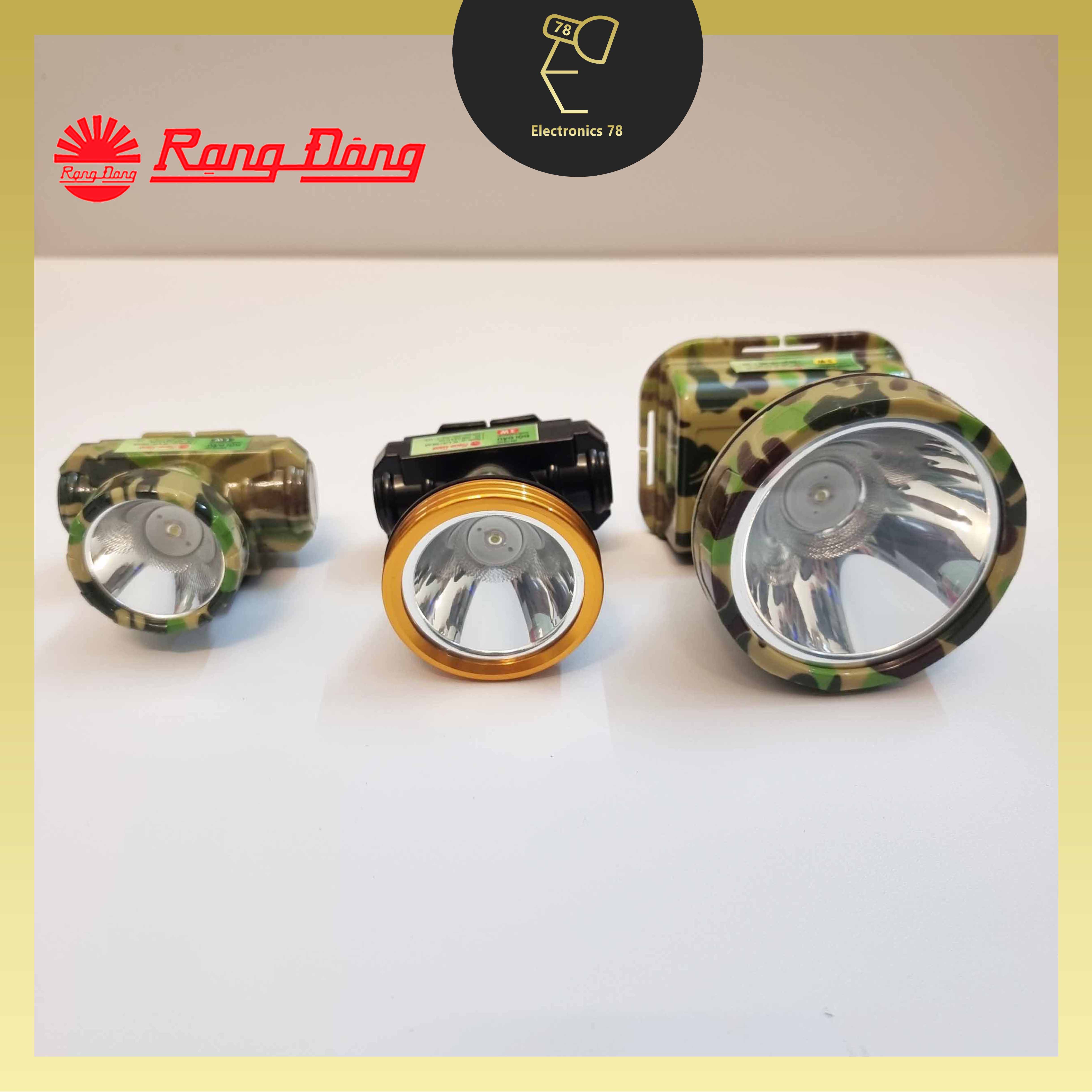 Đèn sạc đội đầu Rạng Đông [1W - 3W - 5W]