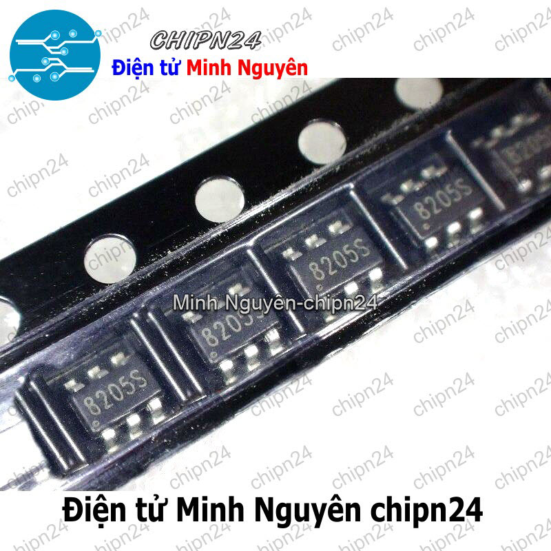 [3 con] (G4.2) IC Dán 8205S SOT-23-6 (SMD) (FS8205 8205) - HH002198