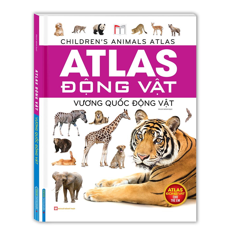 Sách - Combo atlas động vật 4 cuốn