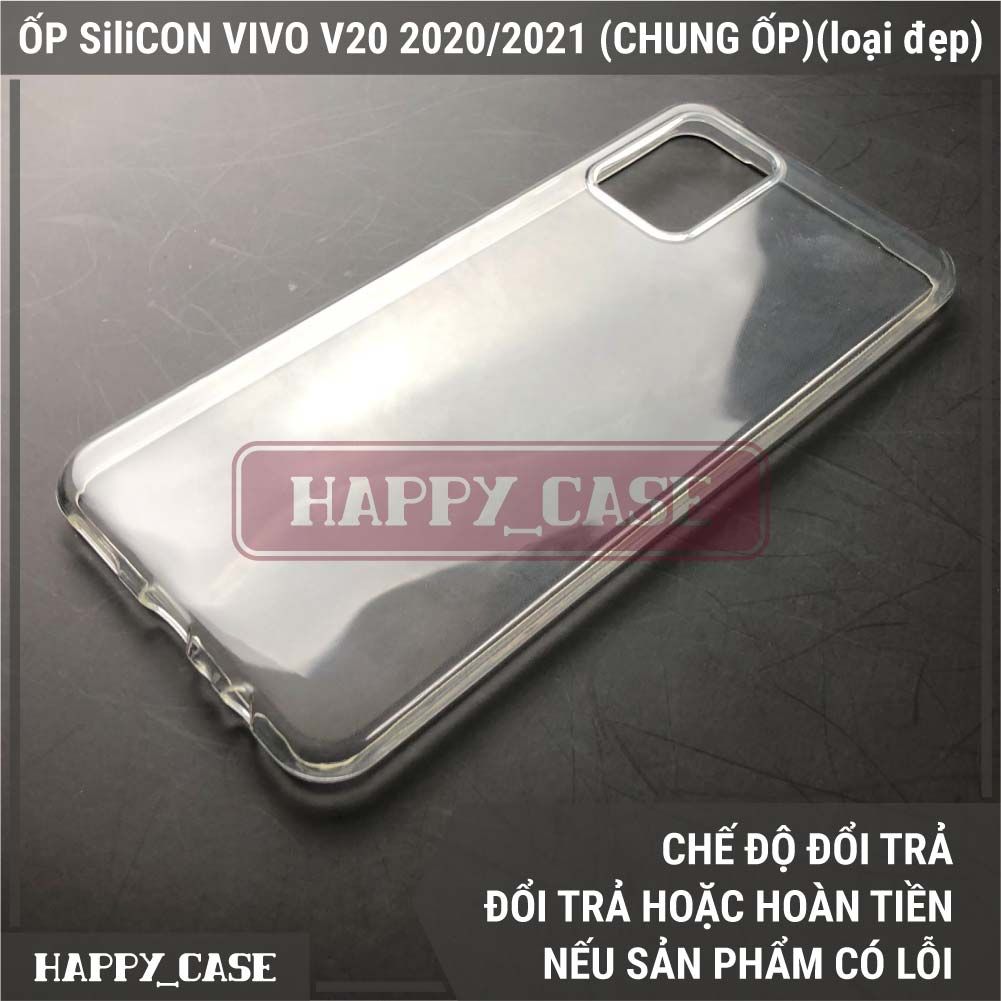 Ốp Điện Thoại Vivo V20 2020/ 2021 (Chung Ốp)(LOẠI ĐẸP) Thin Transparent Silicon