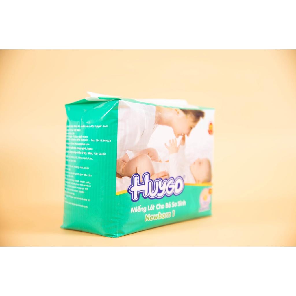 Miếng lót sơ sinh Huygo bỉm dán 26 miếng mẫu mới tiện lợi Trẻ sơ sinh