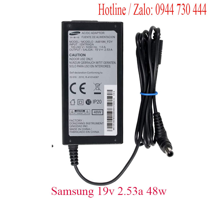 Sac màn hình Samsung 19v 2.53a