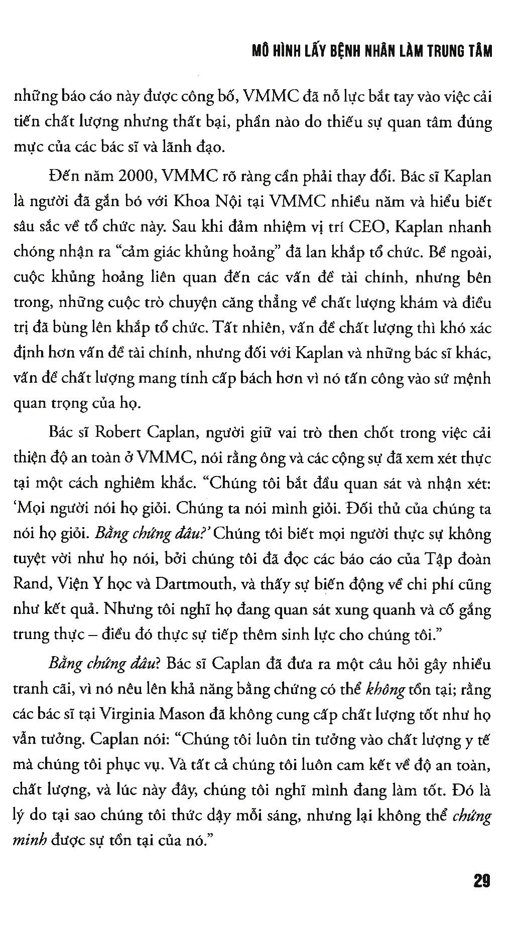 Sách - Mô hình lấy bệnh nhân làm trung tâm