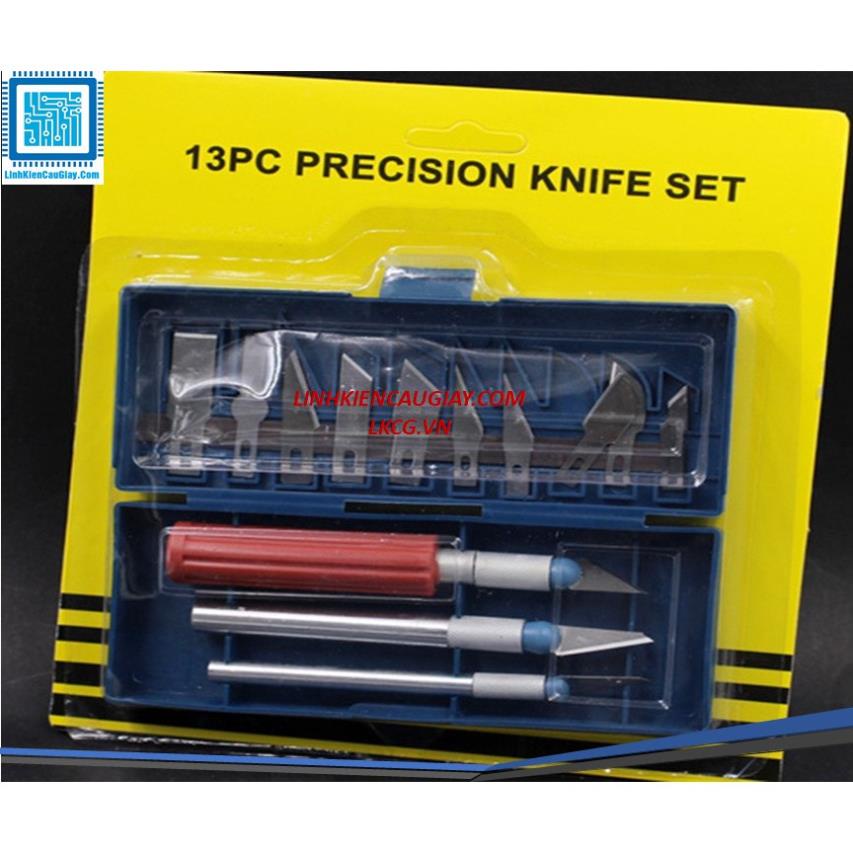 Bộ dao khắc, trổ điêu khắc 13 chi tiết