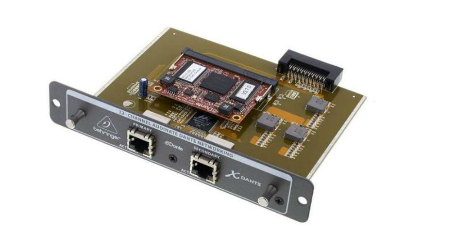 Behringer X-Dante 32-Channel Expansion Card For X32 Digital Mixing Console
