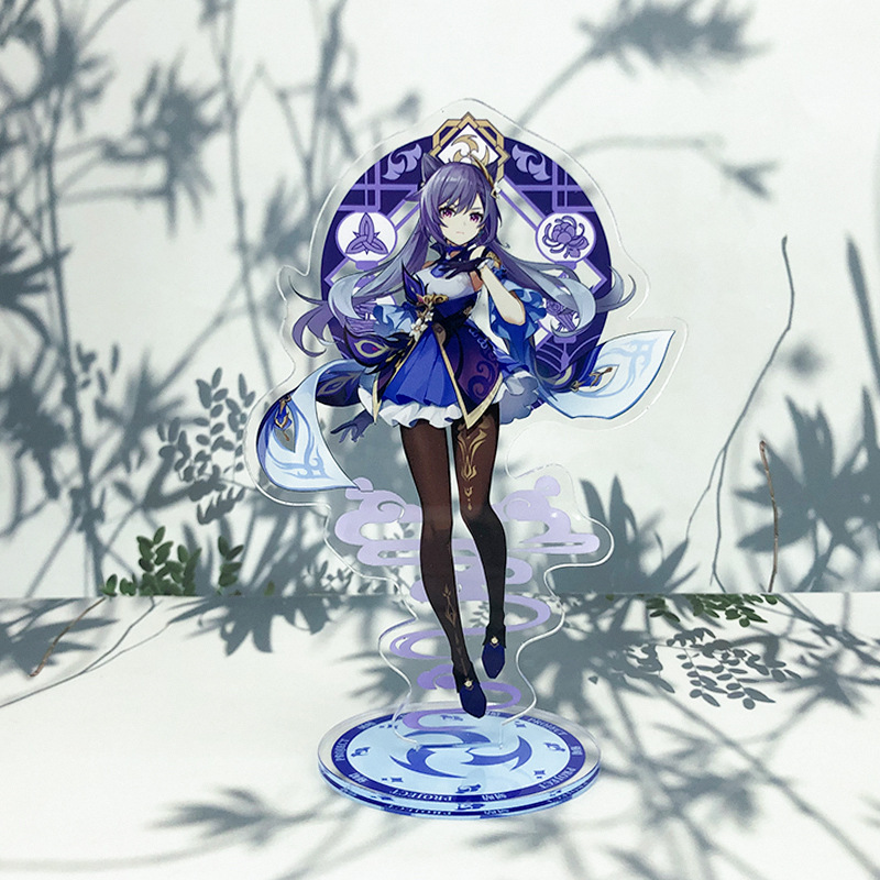 Mô hình standee Keqing trong game genshin impact