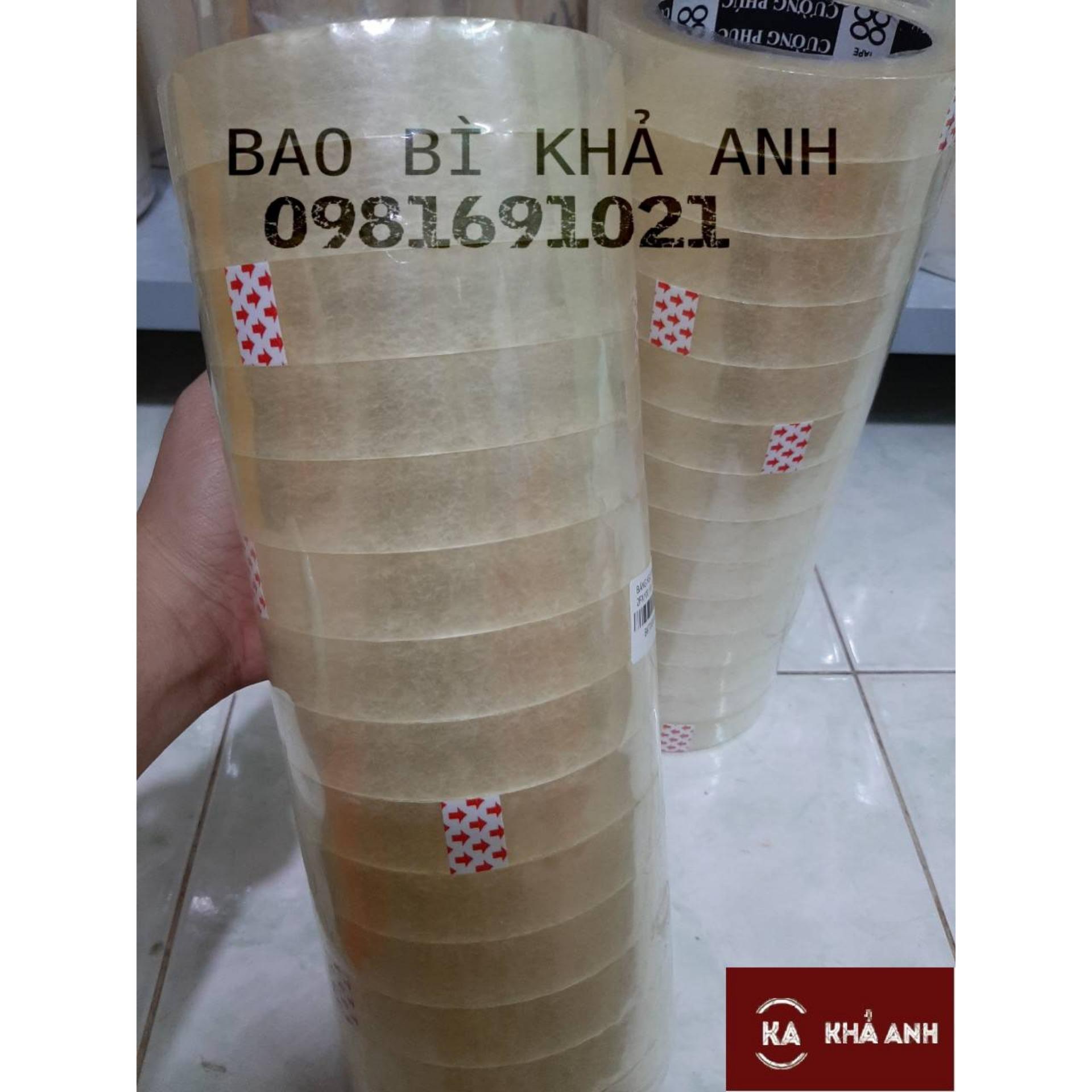 [HCM]Băng Keo Trong 2F- 1 Cây 14 Cuộn 100 Yard