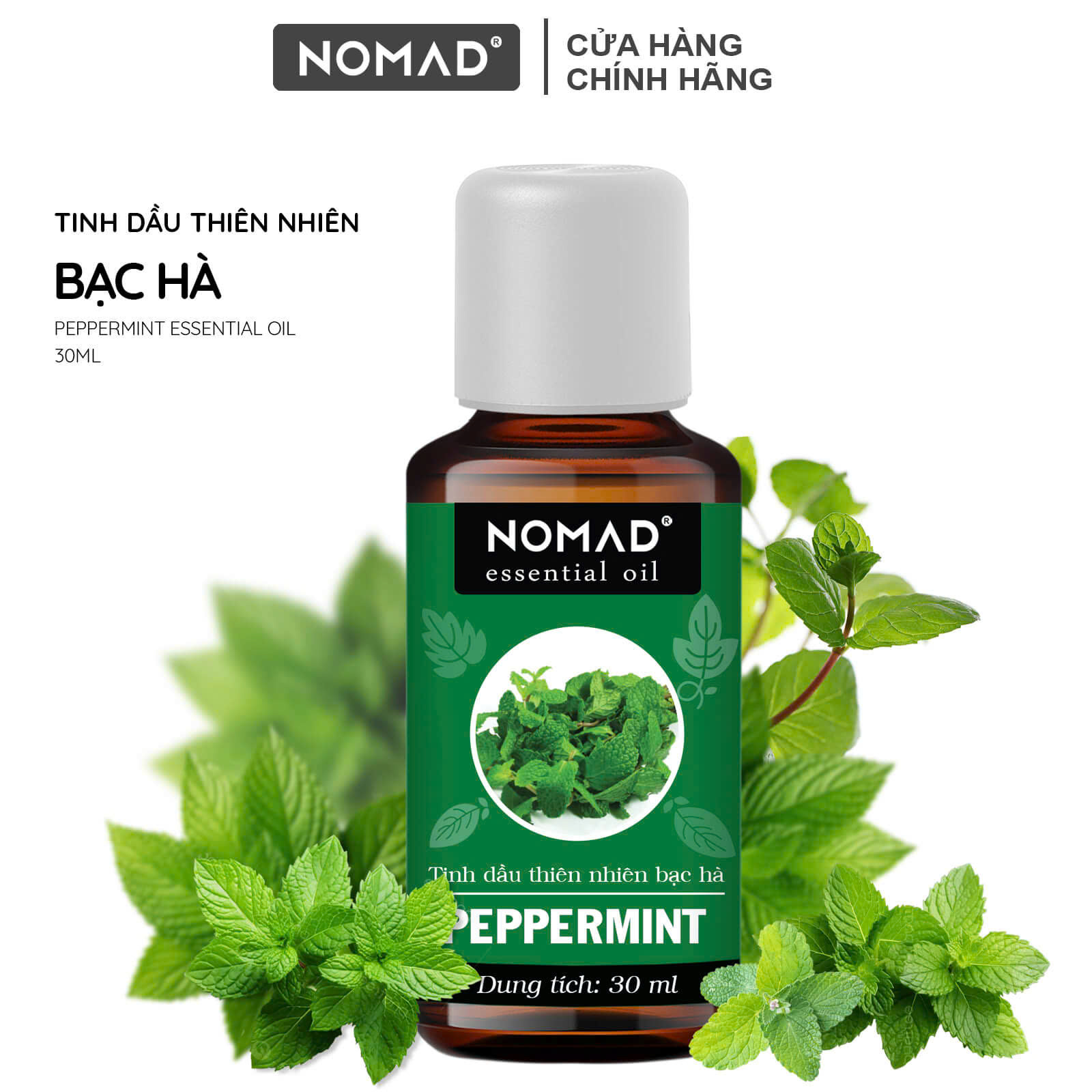 Tinh Dầu Bạc Hà Nguyên Chất Nomad Essential Oils Peppermint