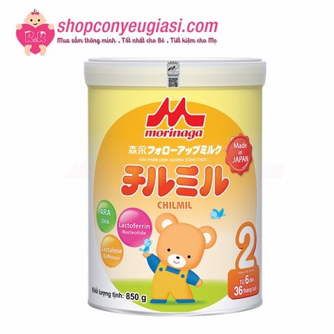 Sữa Bột Morinaga Nhập Khẩu số 2 850g [date 4.2024