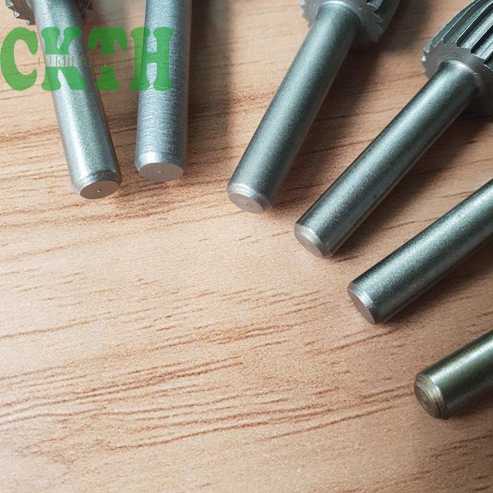 Bộ 6 đầu mài gỗ thép Carbon dùng Diy