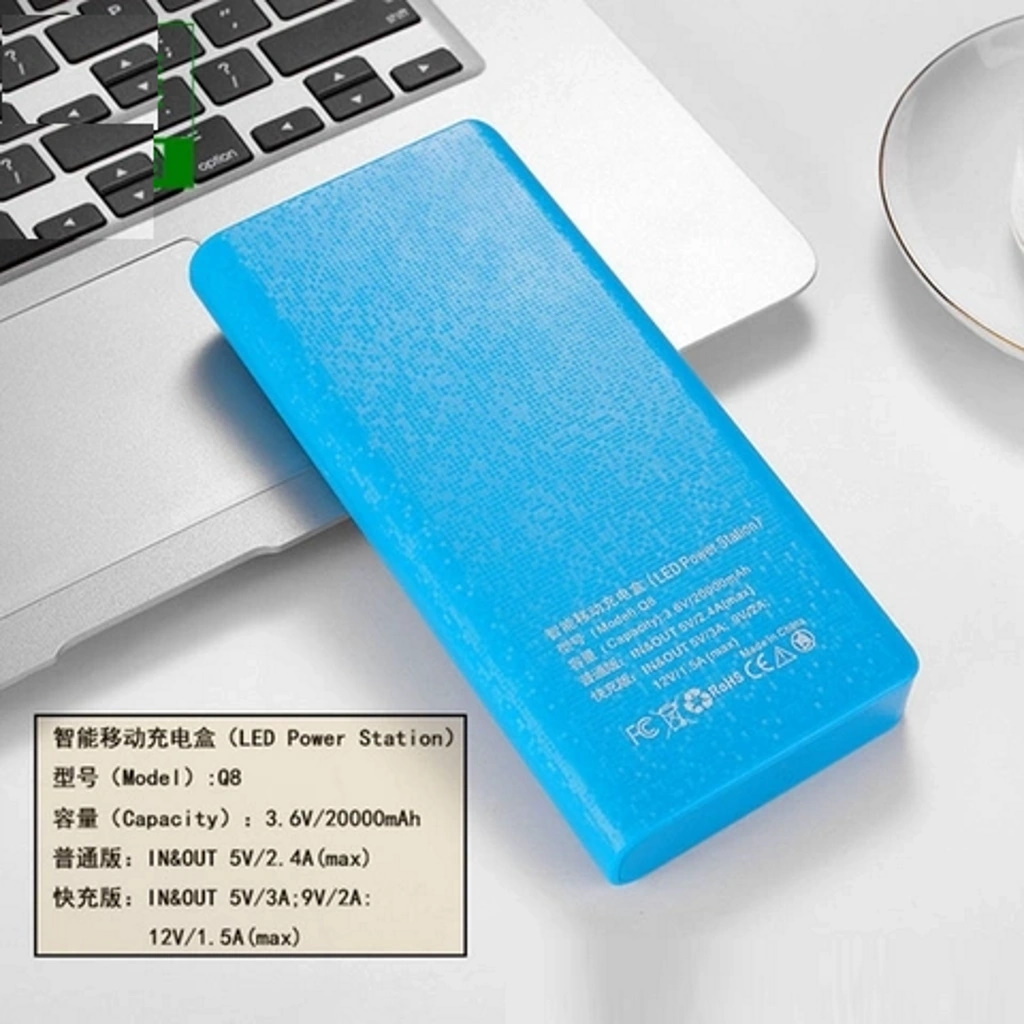 Box Sạc, Vỏ Sạc Dự Phòng 6 Pin 18650 (Loại Tốt)
