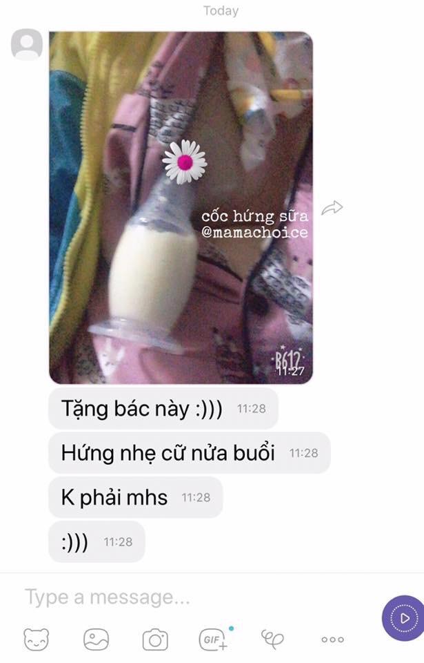 CỐC HỨNG SỮA SILICONE MAMA'S CHOICE CHÍNH HÃNG