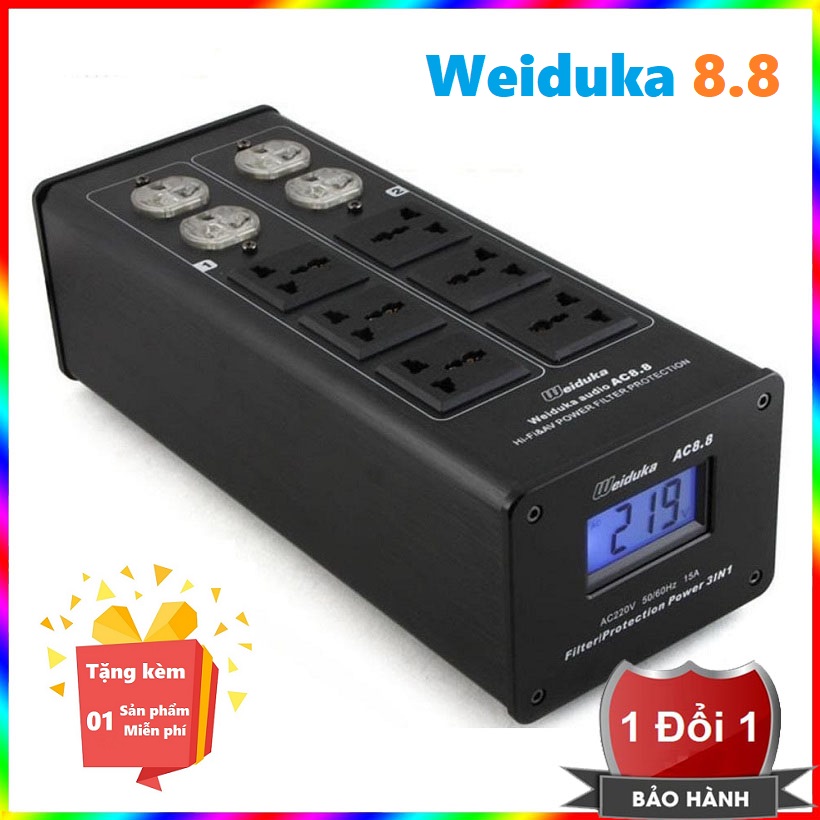 BỘ LỌC NGUỒN ĐIỆN SẠCH AUDIO WEIDUKA AC 8.8