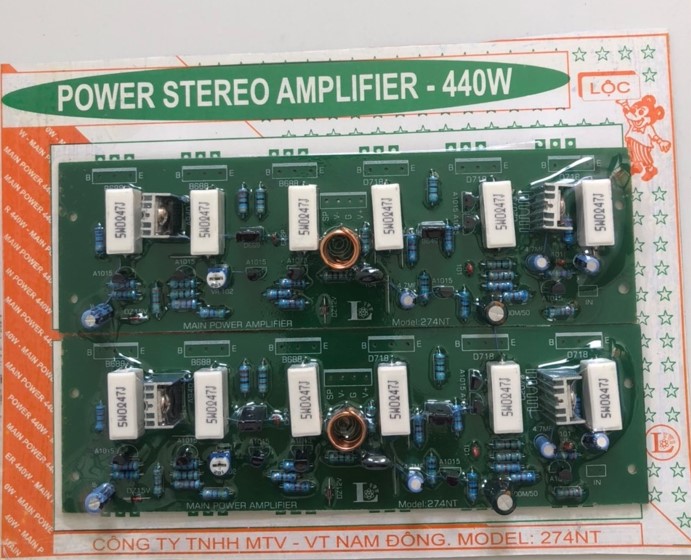 MẠCH CÔNG SUẤT AMPLY 12 SÒ 440W