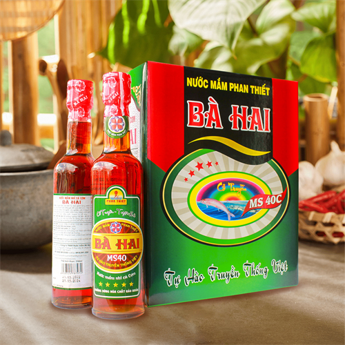 Mắm Nhĩ Cá Cơm Bà Hai MS40 ( 6 chai X 330ml )