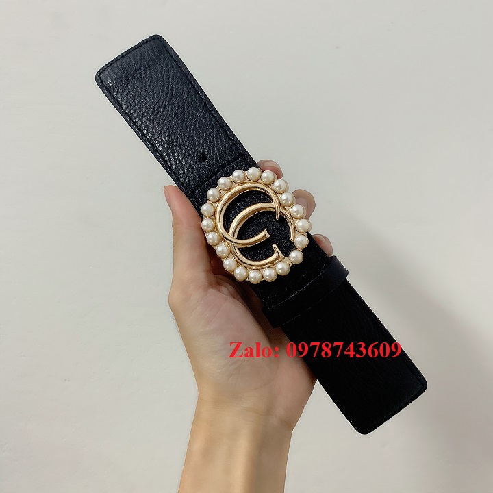 Đai váy chữ G ngọc 4cm