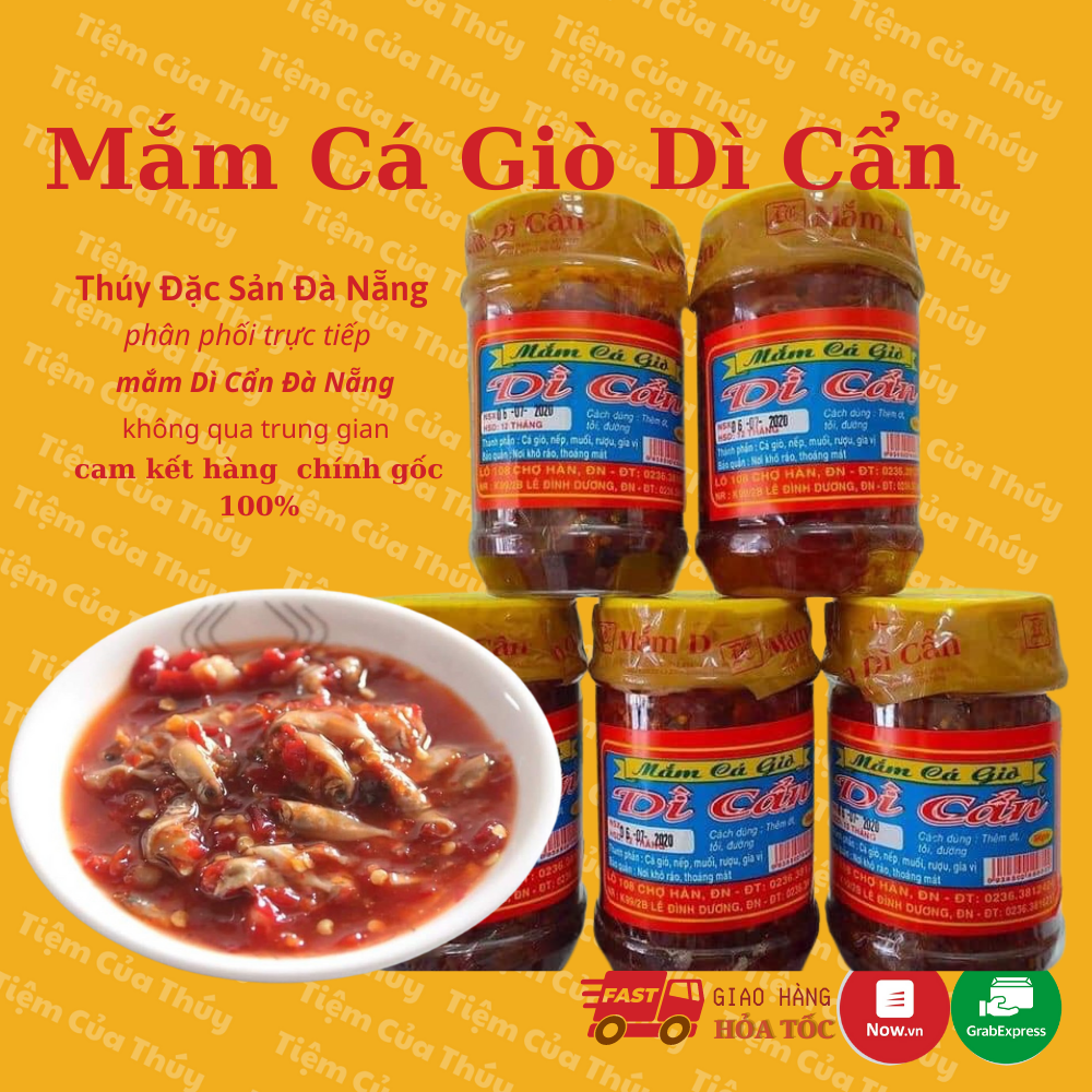 Mắm Cá Giò Dì Cẩn hũ 500gr - Đặc Sản Đà Nẵng