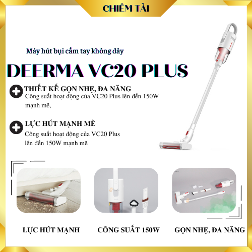 Máy hút bụi cầm tay không dây Deerma VC20 Plus