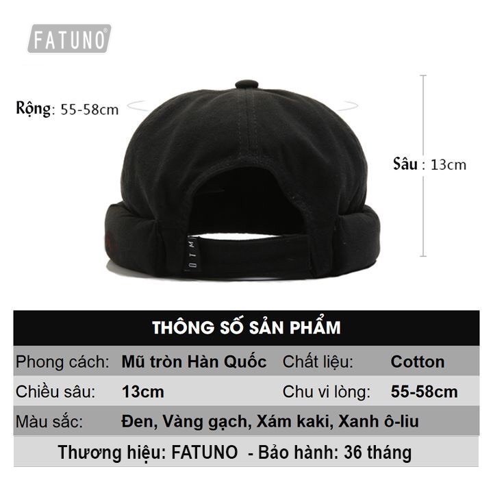 [Ảnh thật- Hàng đẹp] Mũ Không Vành Miki Hat nón không vành