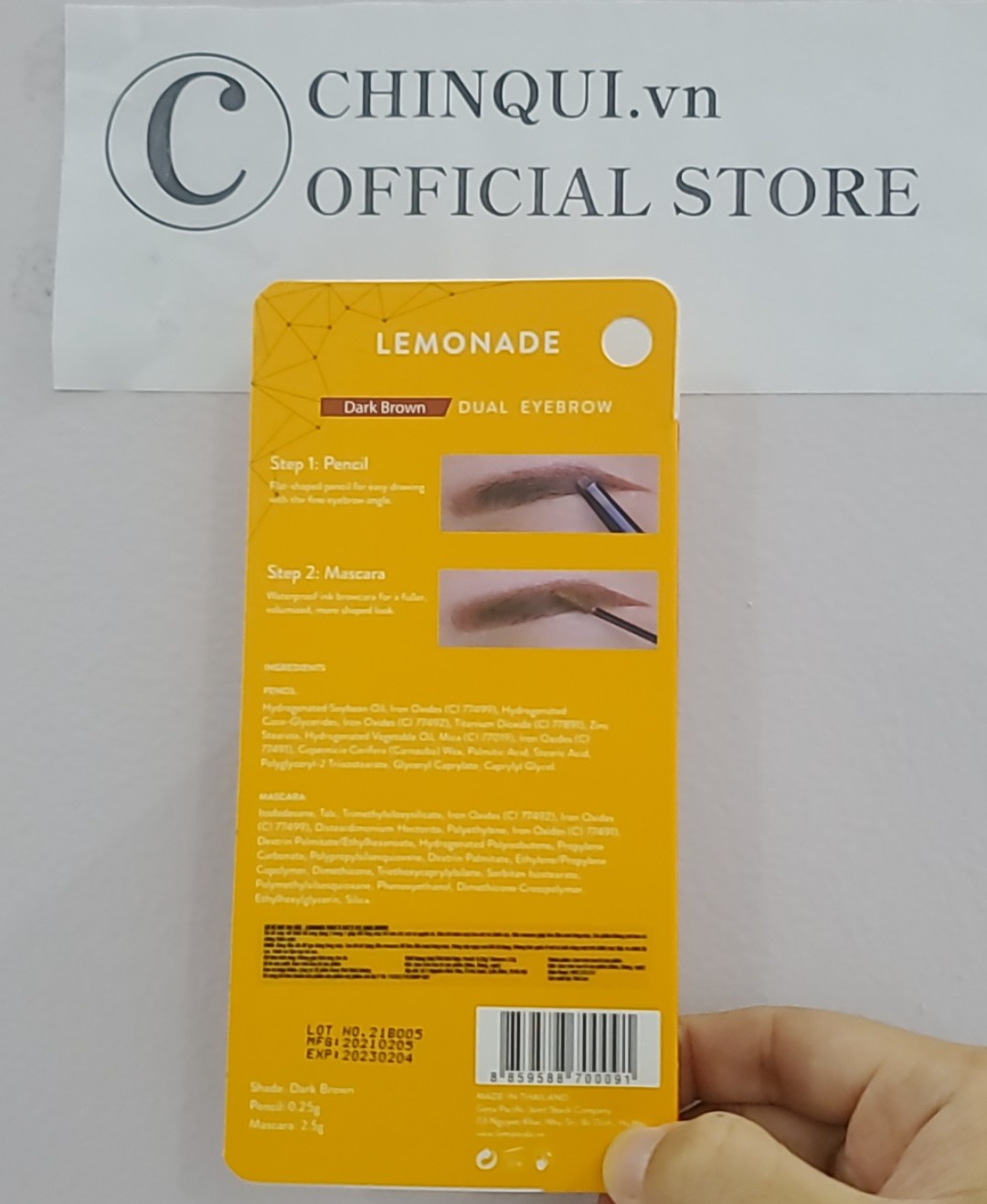 Chì Kẻ Mày Lemonade 2 Đầu Want It Got It Dual Eyebrow 2g + 2ml