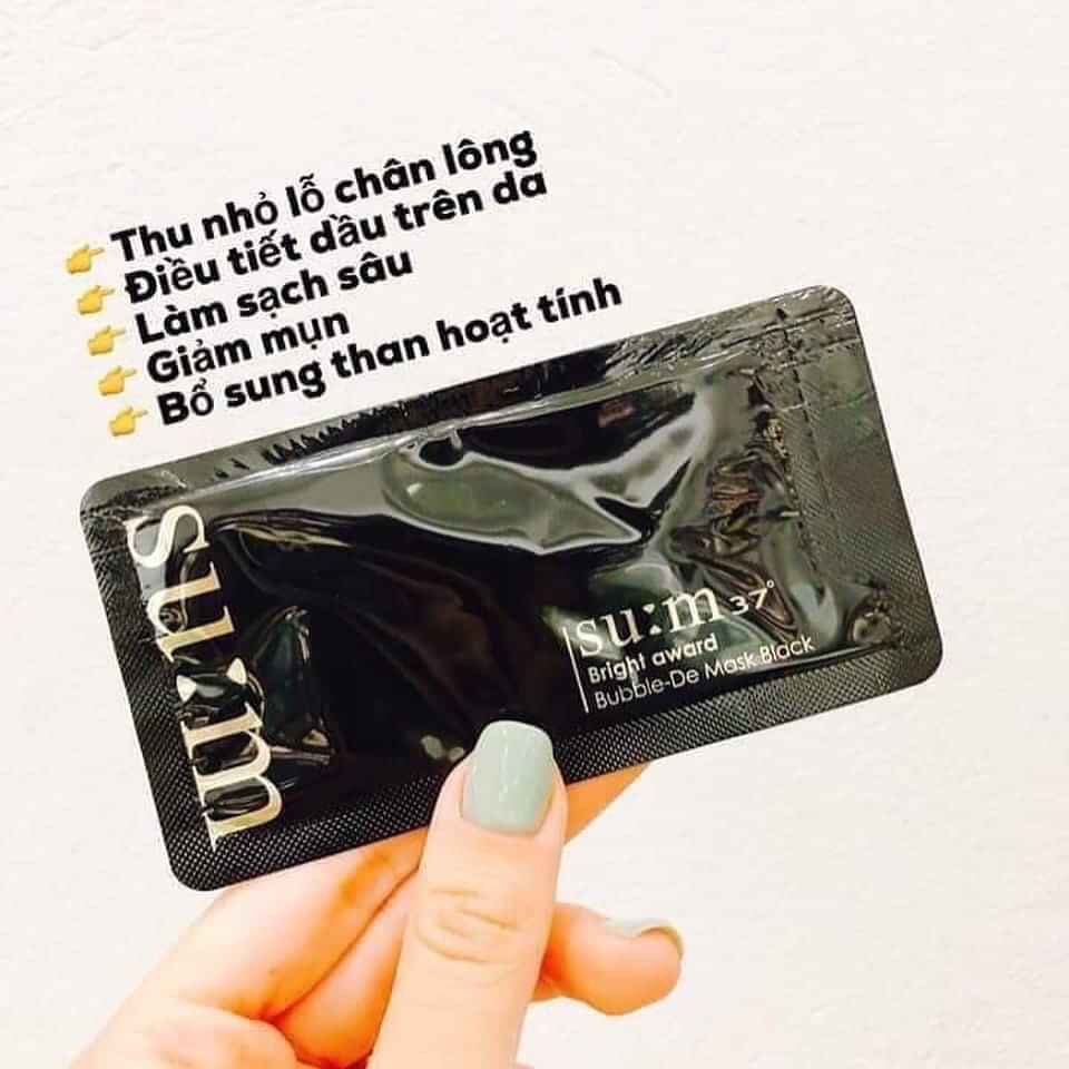 Combo 10 Mặt nạ thải độc sum: 37 Black Award Bubble-De Mask