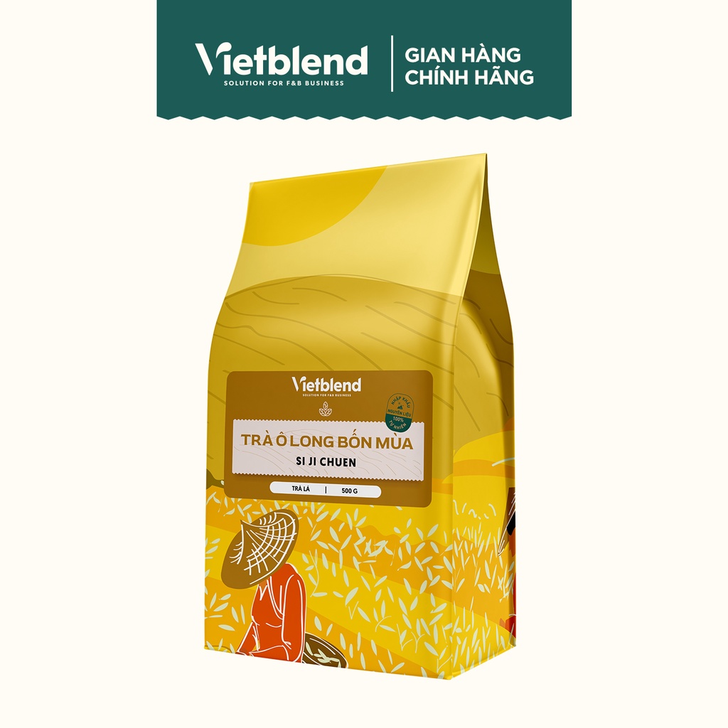 Trà Ô Long Bốn Mùa VIETBLEND Túi 500g