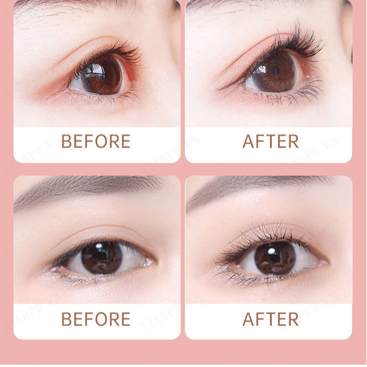 xiaopo Curling Mascara with ExtraFine Brush for Extended and Thickened Lashes
