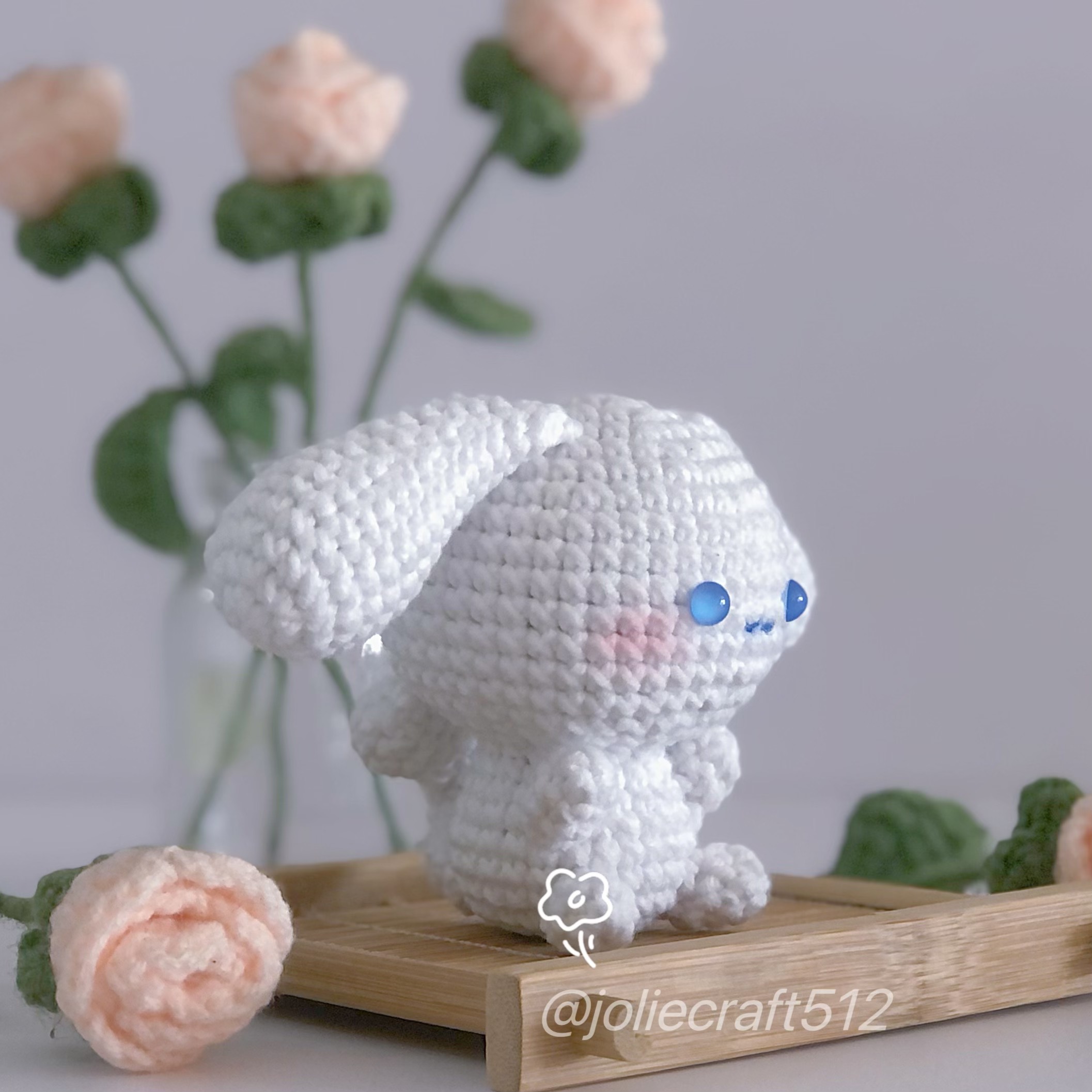 Móc khóa Cinnamoroll - móc khóa len - quà tặng
