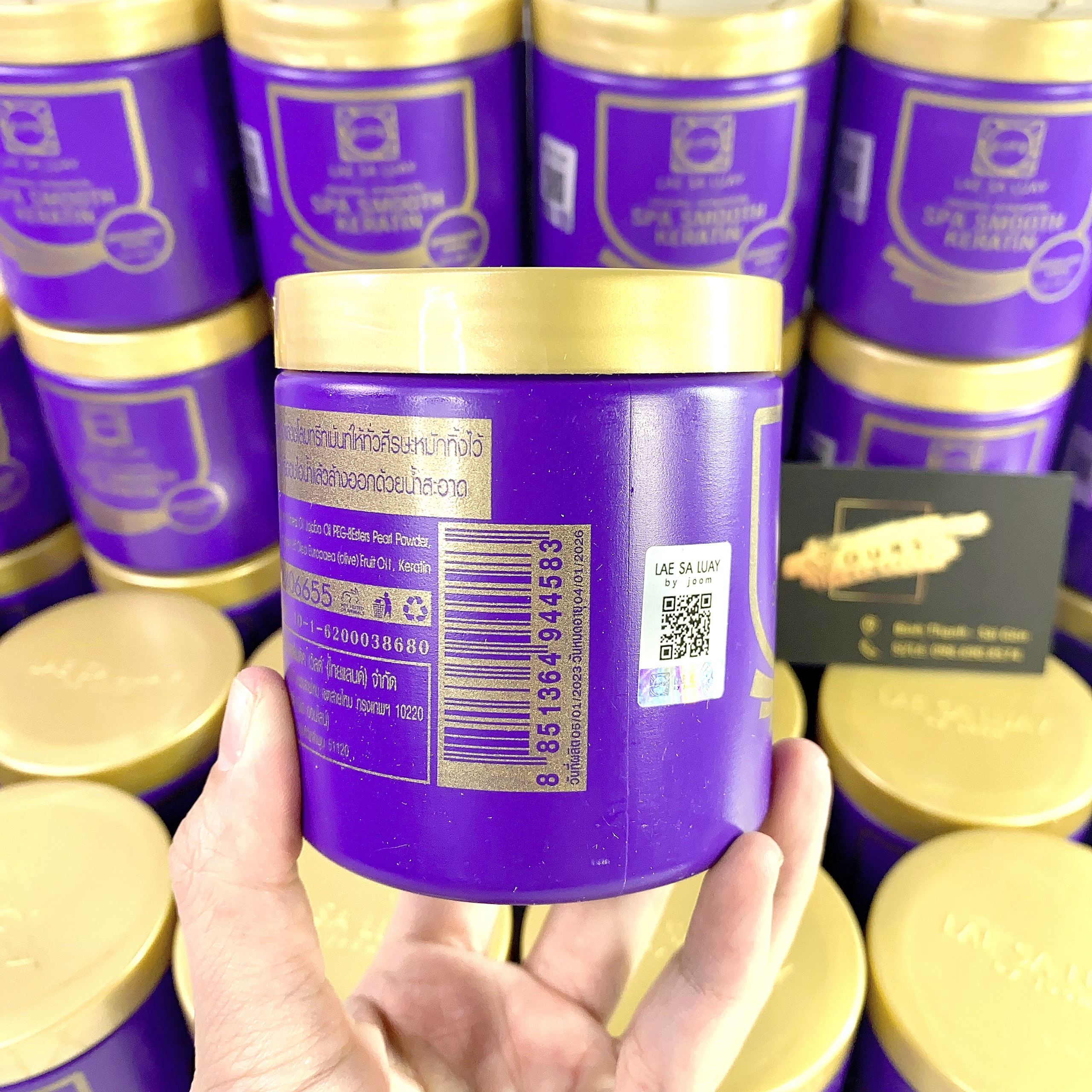 Kem Ủ Tóc Thái Lan Lae Sa Luay Spa Smooth Keratin 250ml