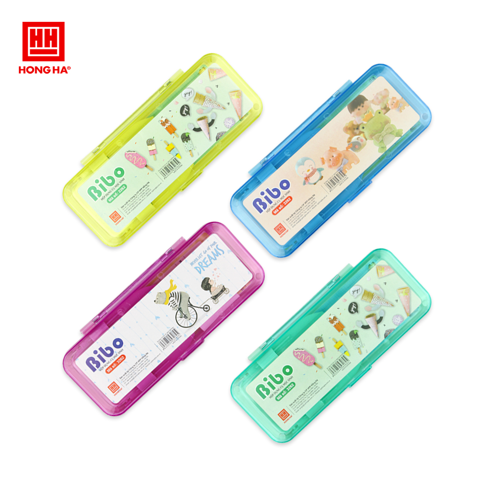 Hộp bút Bibo 3262 (Giao màu ngẫu nhiên)