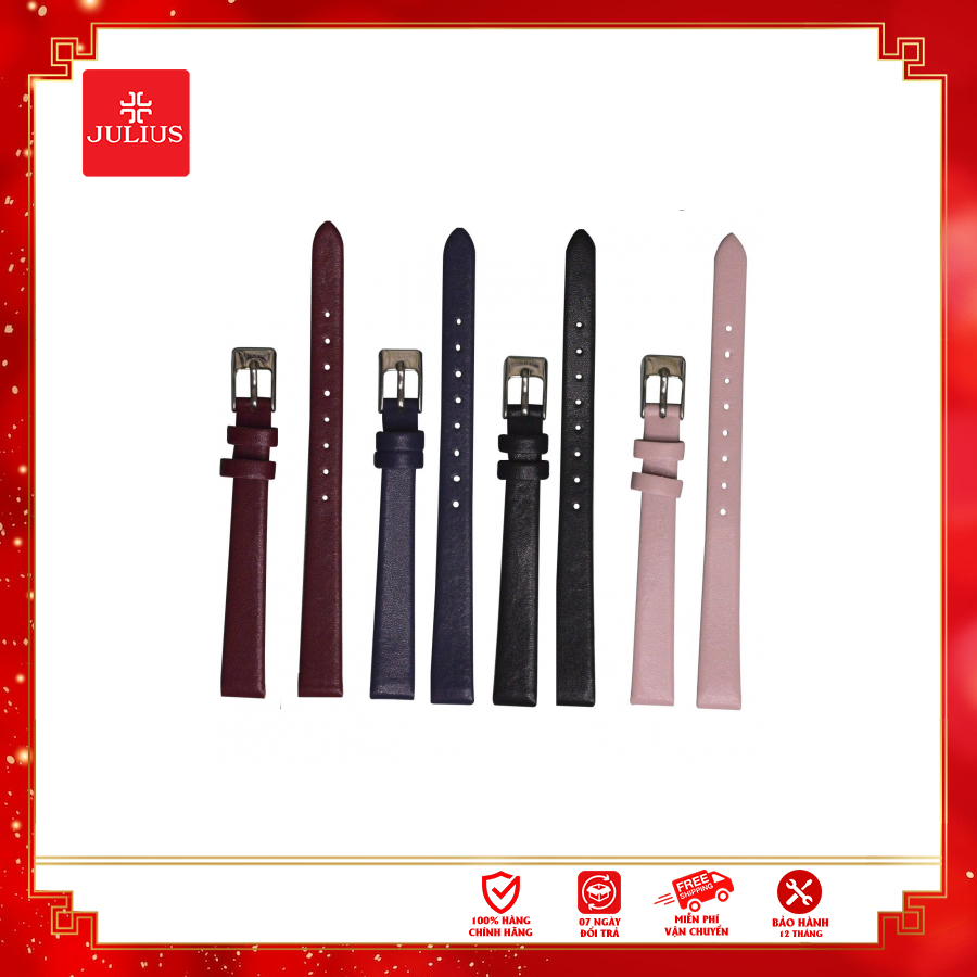 Dây Da Đồng Hồ Julius Size 10 (4 màu)