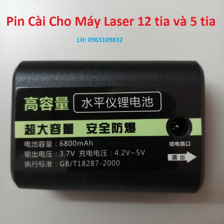 Pin dự phòng cho máy cân mưc Laser 12 tia
