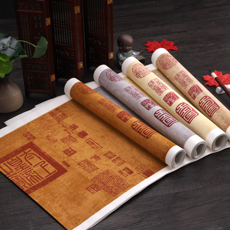 10 tờ giấy ruan giấy Xuân Thư Pháp cổ điển mũi tên và tranh sơn gạo Trung