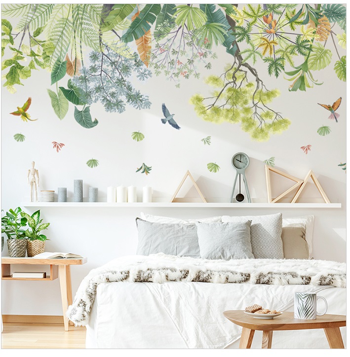 Tranh decal dán tường trang trí phòng khách
