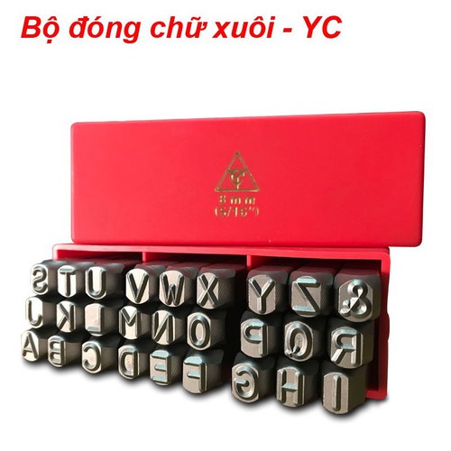 Bộ đóng chữ xuôi 2mm - yc