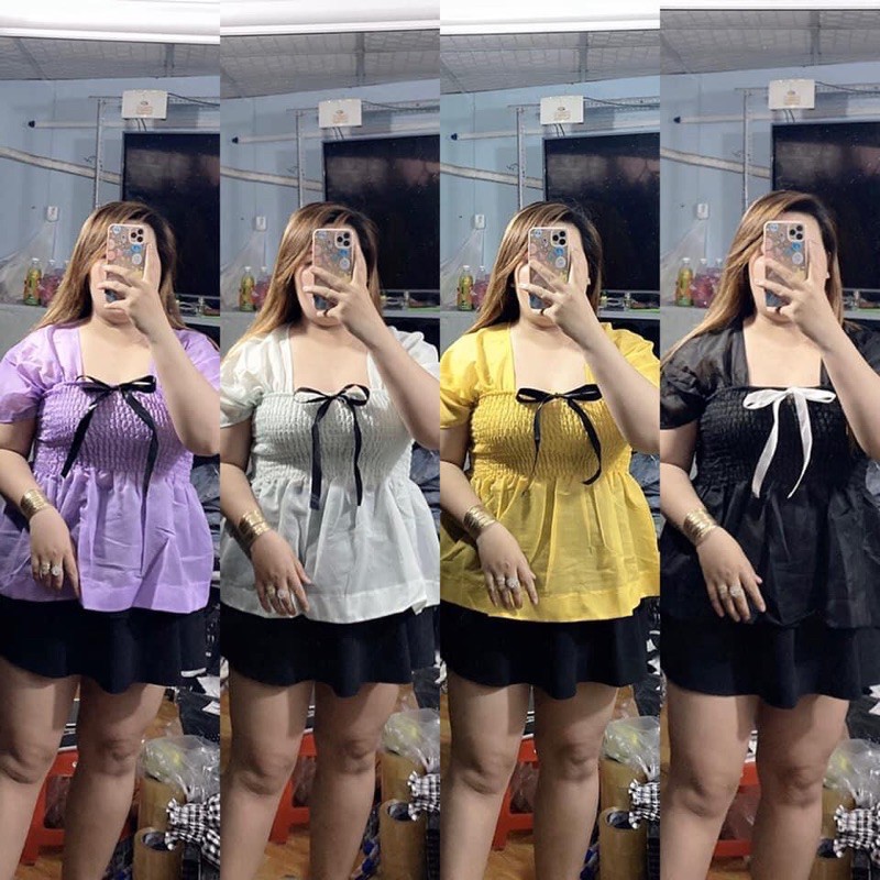 ÁO NHÚN NƠ BIGSIZE 55-90kg (có size)