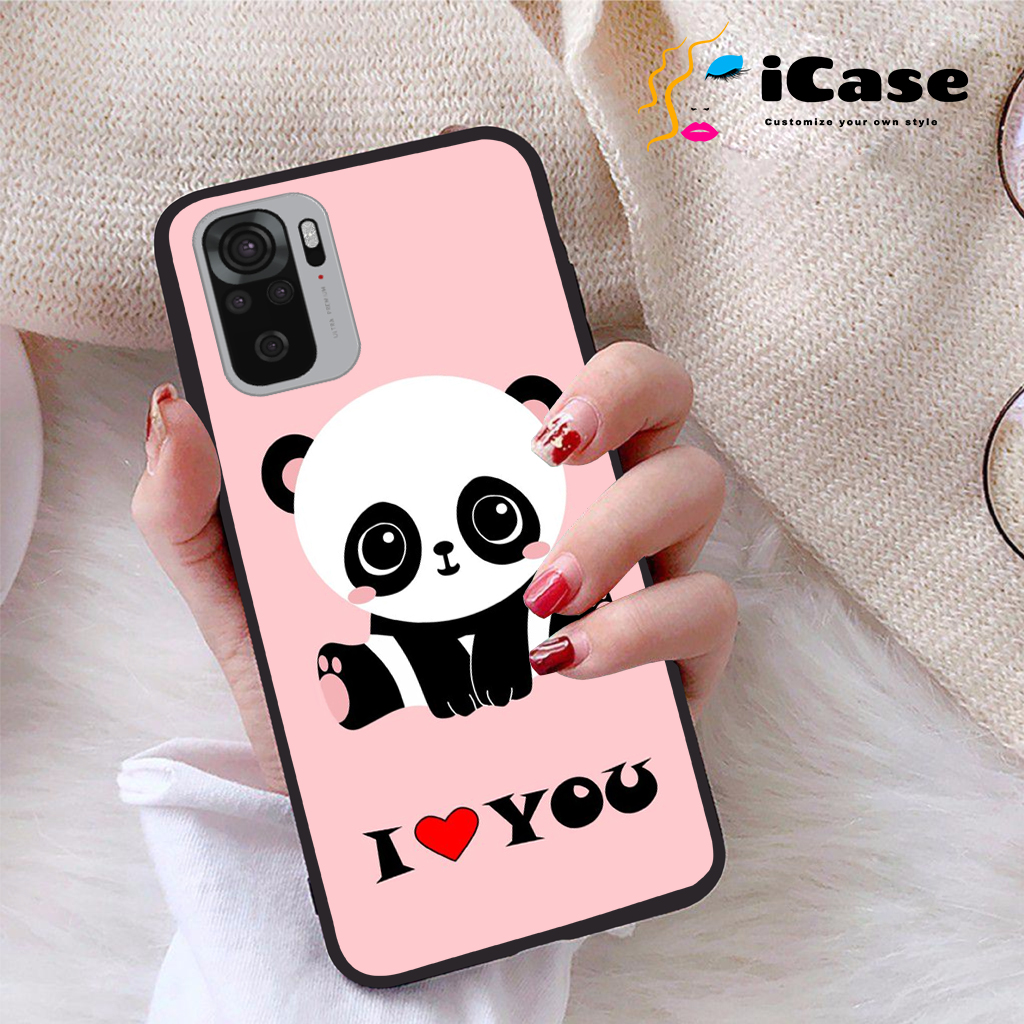 Ốp lưng Xiaomi Redmi Note 10 4G viền dẻo TPU BST Panda