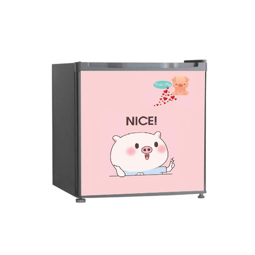 [HCM]Decal trang trí tủ lạnh 50l mẫu Pig cute