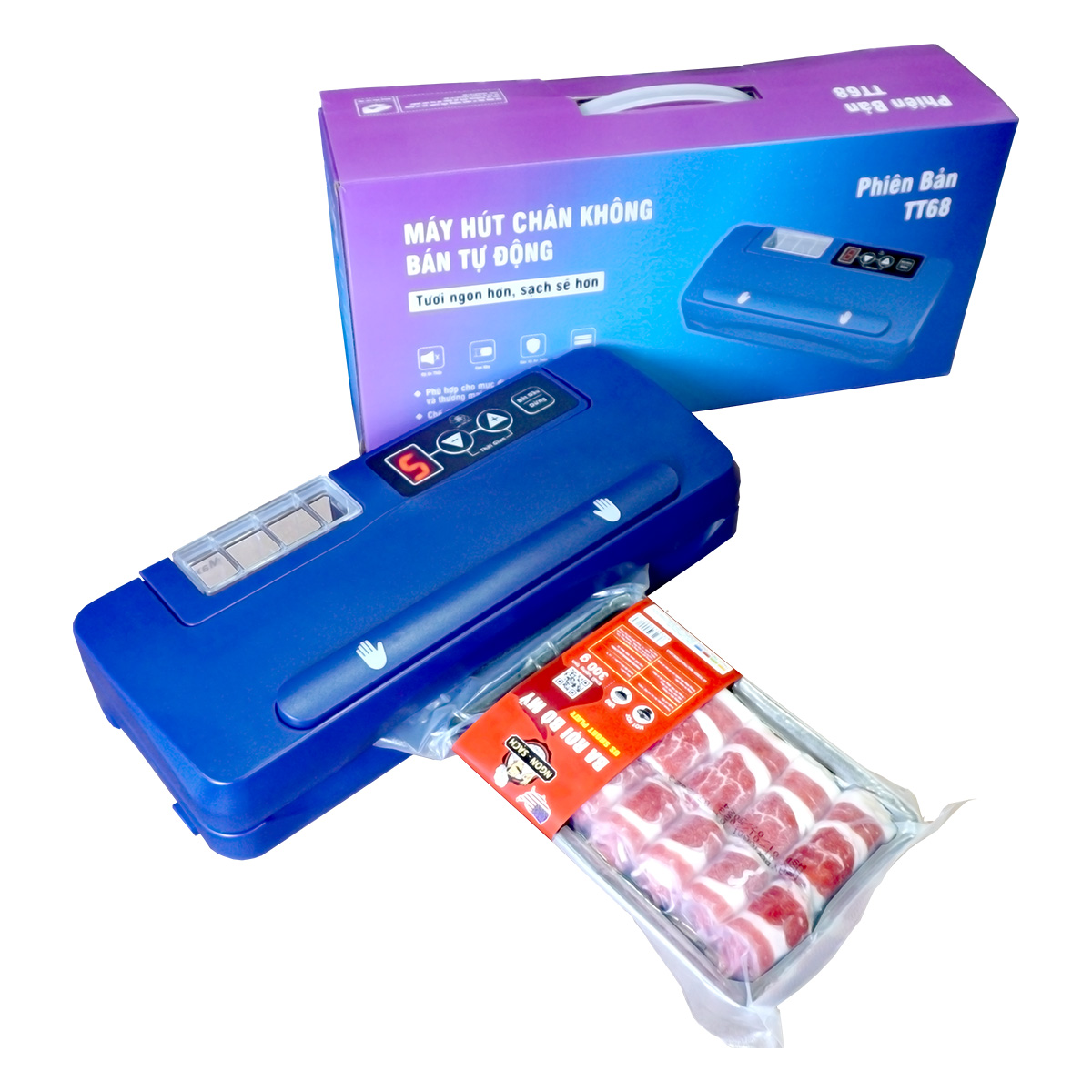 shineye HTG P280A Vacuum Packer no picky bag, mini wet and dry vacuum feature for food for the family, strip suction vacuum pressing, genuine goods