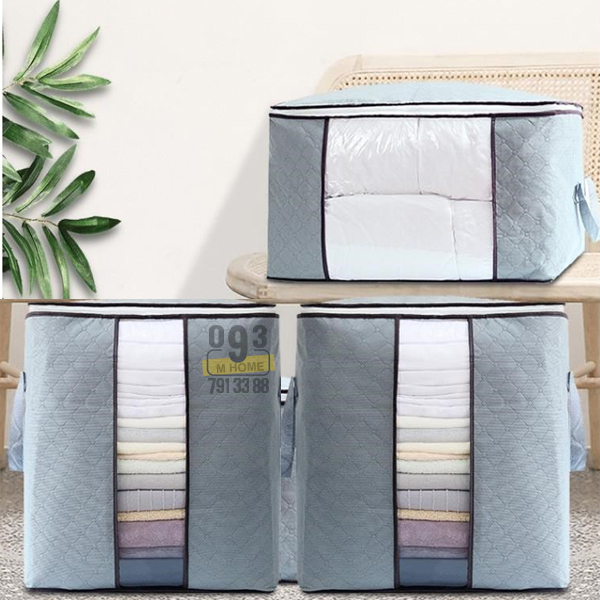 Storage Bag Clothes Blanket Pillow Box Clothing Sweater Box Pouch Holder Organizer