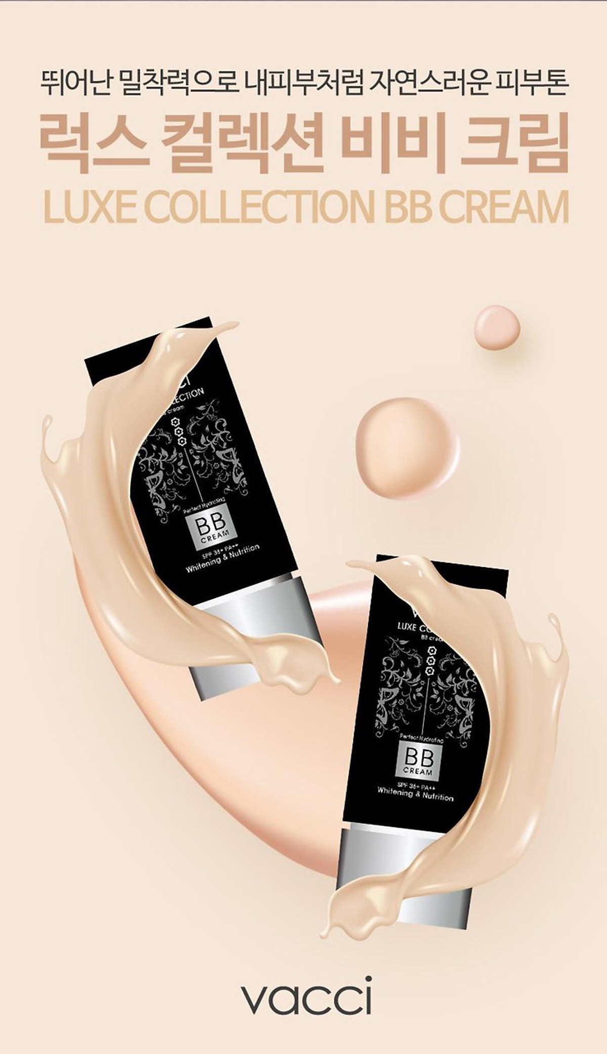 Kem trang điểm VACCI BB Cream SPF50+ PA++