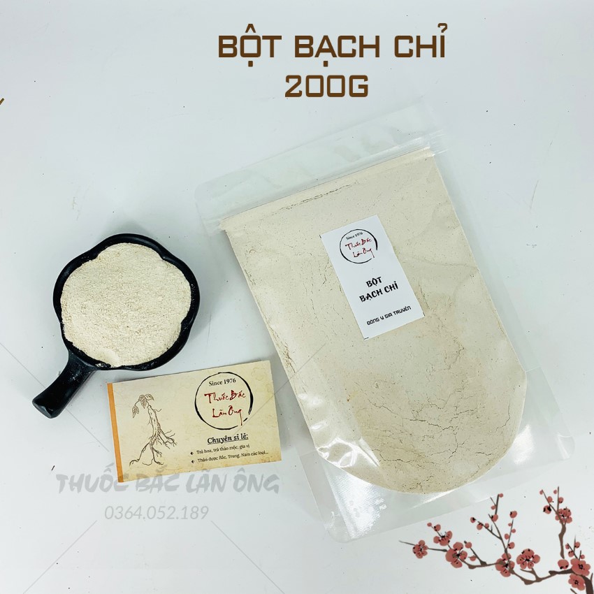 Bột bạch chỉ nguyên chất 200g