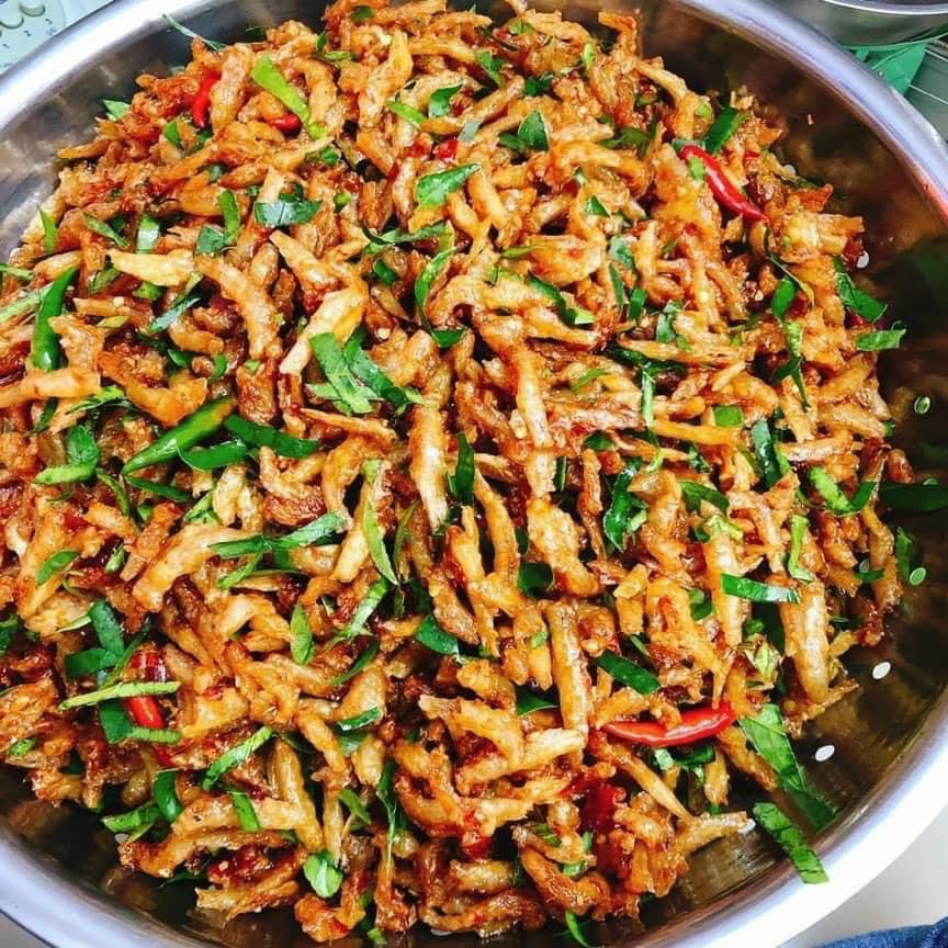 [NGON] CÁ CƠM RIM LÁ CHANH - HỦ 250Gram